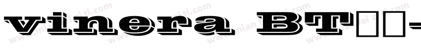 vinera BT字体字体转换